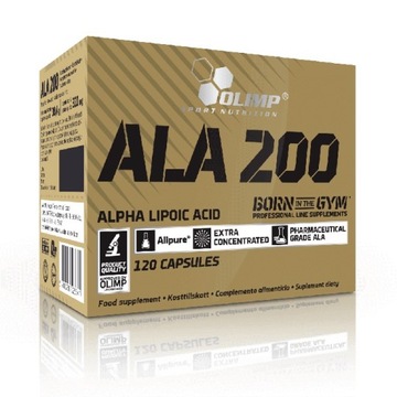 Олимп ALA 200 альфа липоевая кислота 200 мг 120 капс