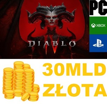 DIABLO 4 GOLD-ETERNAL-вічність - 30B 30mld злотий золото D4