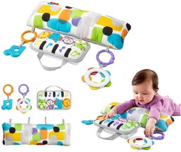 Fisher Price мягкая интерактивная подушка для пианино детская игрушкаgjd27