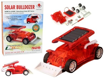 Комплект солнечный автомобиль игрушечный бульдозер для сборки