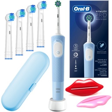Електрична зубна щітка Oral - B Vitality Pro D103 синій набір