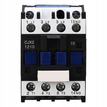 Контактор AC 220V 3P 1NO 12A для монтажа на рейку