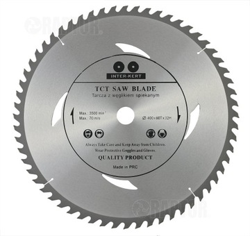 ДИСК WIDIOW ДЛЯ ДЕРЕВА INTER KERT 400X32 60T