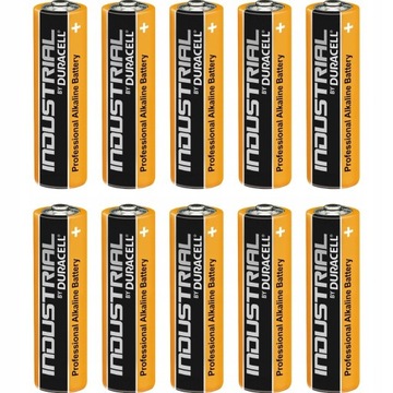 10x Duracell промышленная щелочная батарея AAA R3 1,5 в