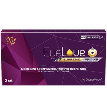 EyeLove Supreme Pro XR линзы 3шт высокой мощности!