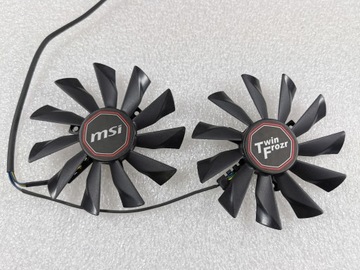 2 x вентилятор охолодження MSI GTX 780Ti 760 780 R9 290 280