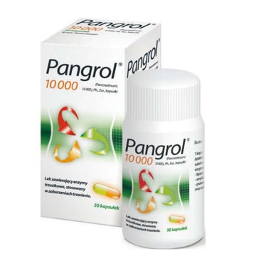 Пангрол 10 000 препарат ферменти 50 капсул