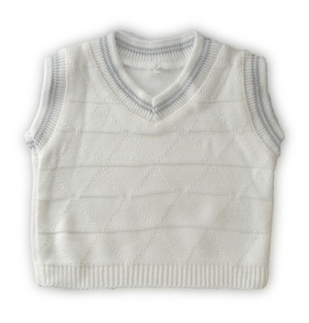 Белый детский пуловер-польский продукт