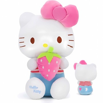 ТАЛИСМАН HELLO KITTY КОШКА ПЛЮШЕВАЯ КЛУБНИКА 30 СМ