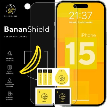 Загартоване скло 9H BananShield для Apple iPhone 15