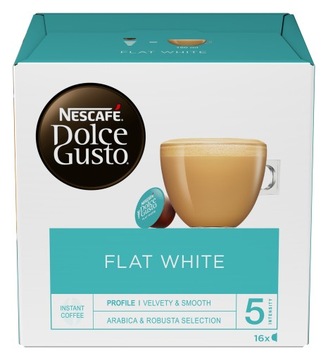 Кофе капсулы NESCAFE DOLCE GUSTO плоский белый 16pcs