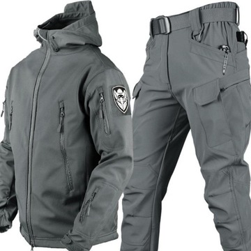 Новый мужской утепленный комплект военная тактическая куртка брюки
