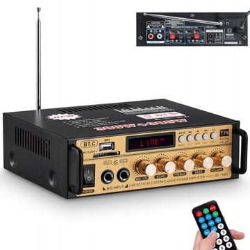 ПІДСИЛЮВАЧ ДЛЯ КОЛОНОК BLUETOOTH FM-РАДІО