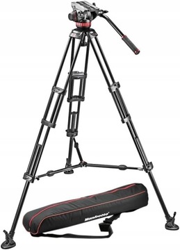 Профессиональный видео штатив Manfrotto 546bk-1 головка MVH502A