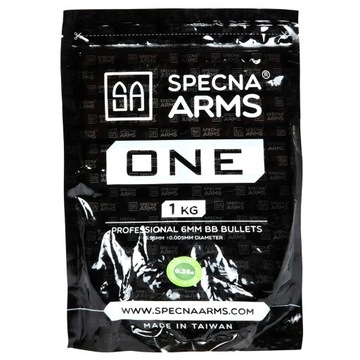 Шарики ASG biodegradable Specna Arms One bio 0,36 г 1 кг-Белый