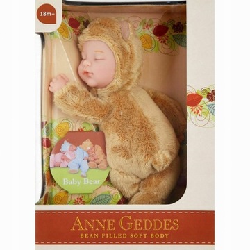 ANNE GEDDES КУКЛА МЕДВЕДЬ МЛАДЕНЕЦ РЕБЕНОК КРОЛИК КРОЛИК