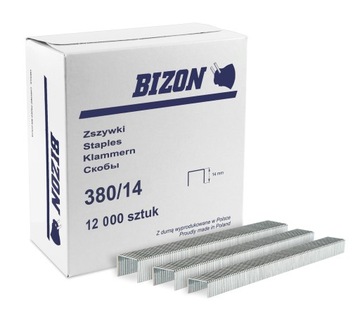 Скоби для оббивки Bizon 380/14 (12 000 шт.)