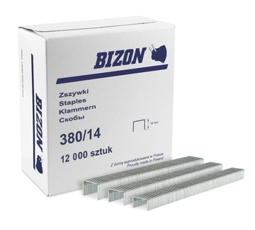 Скобы для обивки Bizon 380/14 (12 000 шт.)