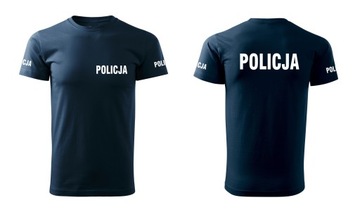 Детская полицейская футболка темно-синяя футболка 152