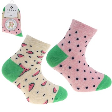 Дитячі шкарпетки високі модні не для пари кавунів 1-пара MORAJ 31-34