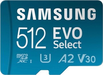 Карта пам'яті microSD Samsung EVO Select 512 ГБ microSDXC MB-ME512KA / EU