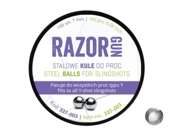 Шарики для рогатки RazorGun 7 мм 100 шт. (337-003)