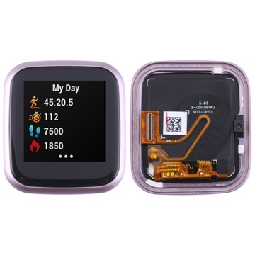 Для Garmin Venu sq оригінальний РК-екран + сенсорний екран фіолетовий