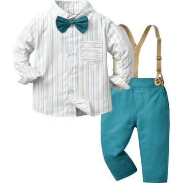 элегантный комплект для мальчика с галстуком-бабочкой Детский комплект на день рождения