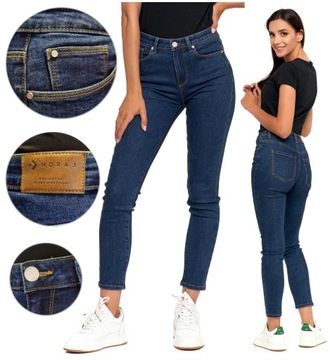 Джинсові штани жіночі вузькі джинси з високою талією зручні MORAJ R. 40