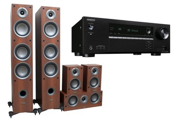 НАБОР ONKYO TX-SR494 +TAGA HARMONY TAV-507 WALNUT