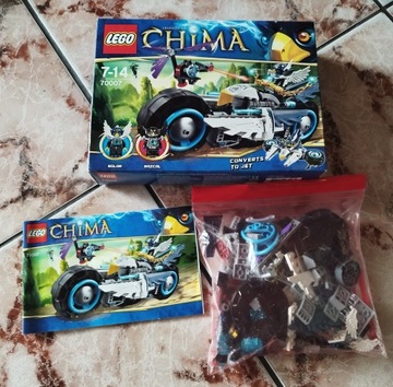 LEGO CHIMA 70007 моторний корабель 2в1 як новий