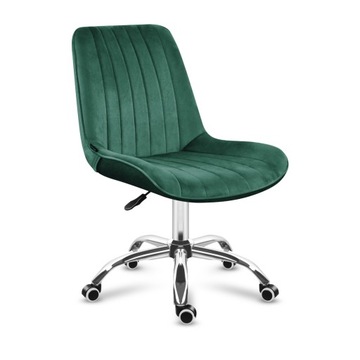 Офісне обертове велюрове крісло для вітальні Mark Adler Future 3.5 Green