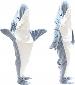 Shark Sleeping Blanket Flannel Cartoon Hoodies Lwe