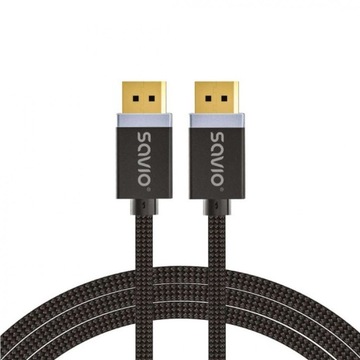 Savio кабель DisplayPort (M) v1. 4, 1M, CL-165