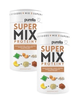 PURELLA SUPER MIX ПРОТЕЇН НАТУРАЛЬНИЙ КОКТЕЙЛЬ 150 Г