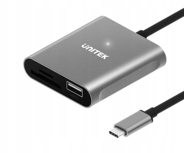 Пристрій читання карт пам'яті microSD / SD Unitek USB - C 5Gbps