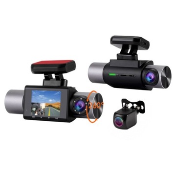 3 Автомобильный Видеорегистратор с камерой видео рекордер