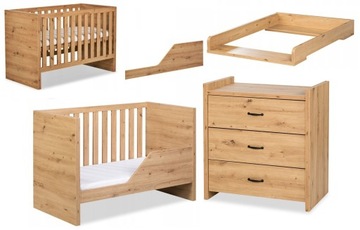 Набор мебели AMELIA DAB KLUPS комод + детская кроватка