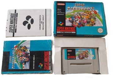 SUPER MARIO KART SNES PAL NINTENDO ENG