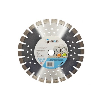 Gross TS Алмазний ріжучий диск Pro Gross 230 мм x 2,0 мм