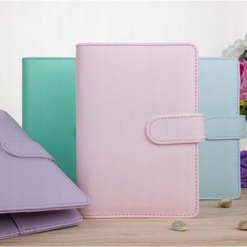 MINKYS Macaroon Color A6 / A5 штучна шкіра DIY Binder