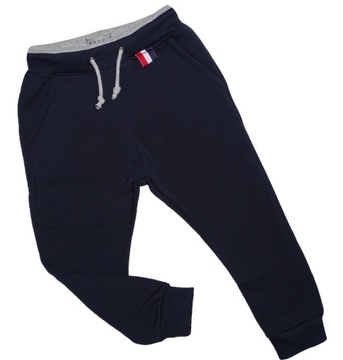Спортивные штаны для мальчиков темно-синие неокрашенные Revaj 92 RU