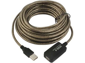 Подовжувач USB подовжувач 5м Активний кабель 2.0
