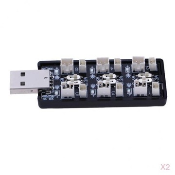 2x USB роз'єм 1S 3.7 V / 4.2 V Lipo батарея