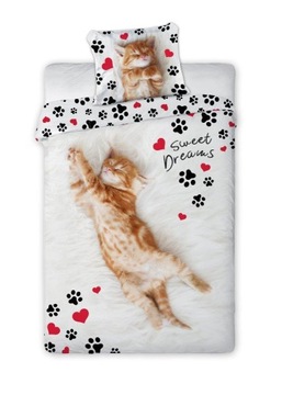 Молодежное постельное белье 140X200 Cat Kitty SWEET DREAMS