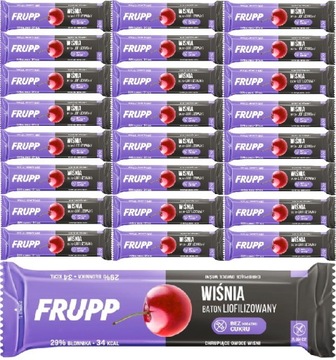 25 x FRUPP вишневый фруктовый батончик 10 г