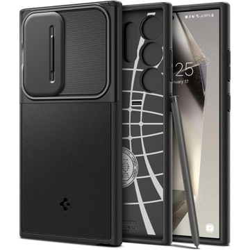 Чохол для Galaxy S24 Ultra, Spigen Optik Armor, чохол, з кришкою об'єктива
