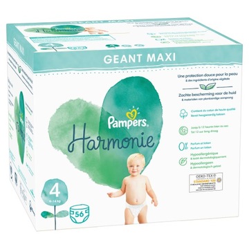 Пеленки Pampers Harmonie размер 4 56 шт