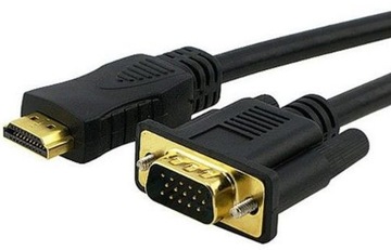 Кабель HDMI-VGA 2 метри FULL HD D-Sub кабель