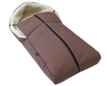 Зимний спальный мешок из овечьей шерсти для коляски 105